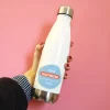 Gourde isotherme en inox personnalisable - L'Ecole est Finie