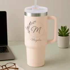 Gourde lifestyle personnalisée - Monogramme