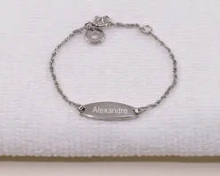 Gourmettes Bébé Altesse en argent véritable