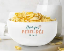 Grand bol personnalisé - J'peux pas, j'ai...