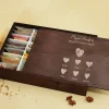 Grand coffret 36 épices personnalisé - Papi et ses petits coeurs