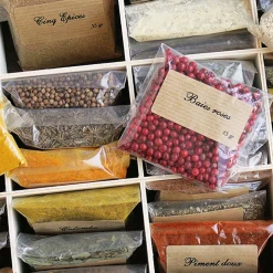 Grand coffret 36 épices personnalisé - Papa et ses petits coeurs