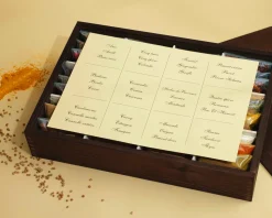 Grand coffret d'épices gravé Message - 36 épices du monde