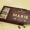 Grand coffret d'épices gravé « Les bonnes épices de » - 36 épices du monde