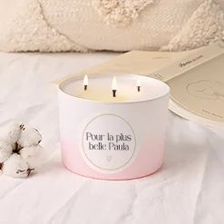 Grande bougie personnalisée - Prénom