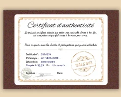 Grande rose en or dans son écrin personnalisable - Texte