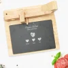 Guillotine à saucisson personnalisée - Papa et ses petits coeurs