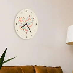 Horloge Coeur Famille
