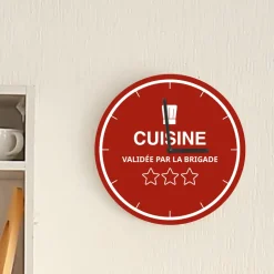 Horloge personnalisable - Chef étoilé