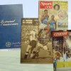 Journal sportif de la semaine de naissance dans son écrin personnalisé