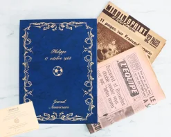 Journal sportif de la semaine de naissance dans son écrin personnalisé