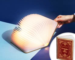 Lampe livre lumineux personnalisé couple - Conte de fées