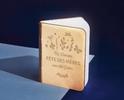Lampe livre lumineux personnalisé - Première Fête des Mères
