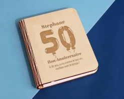 Lampe livre lumineux personnalisé anniversaire - Ballons