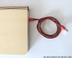 Lampe livre lumineux personnalisable - Papi Renard