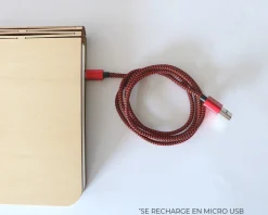 Lampe livre lumineux personnalisé - Mamie Fleurie