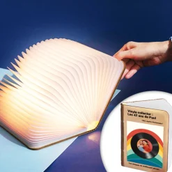 Lampe livre lumineux personnalisé - Retro Vibes