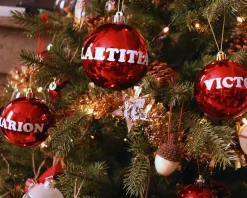 Les six boules de Noël personnalisées