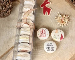 Macarons de Noël Personnalisables