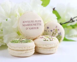 Macarons Personnalisables - Collection Fleurie