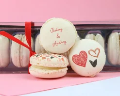 Macarons Personnalisables - Amour