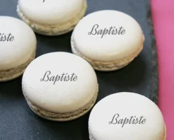 Macarons personnalisés Message
