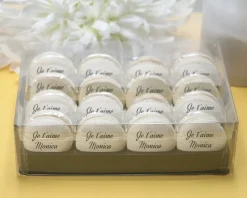 Macarons personnalisés Message