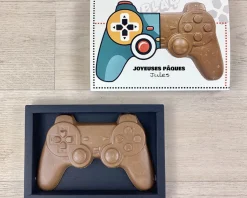 Manette de jeu en chocolat personnalisable