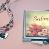 Miroir de sac Personnalisable - avec son bracelet liberty