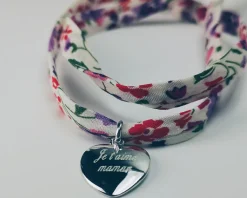 Miroir de sac Personnalisable - avec son bracelet liberty