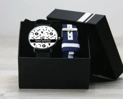 Montre duo Noir Message