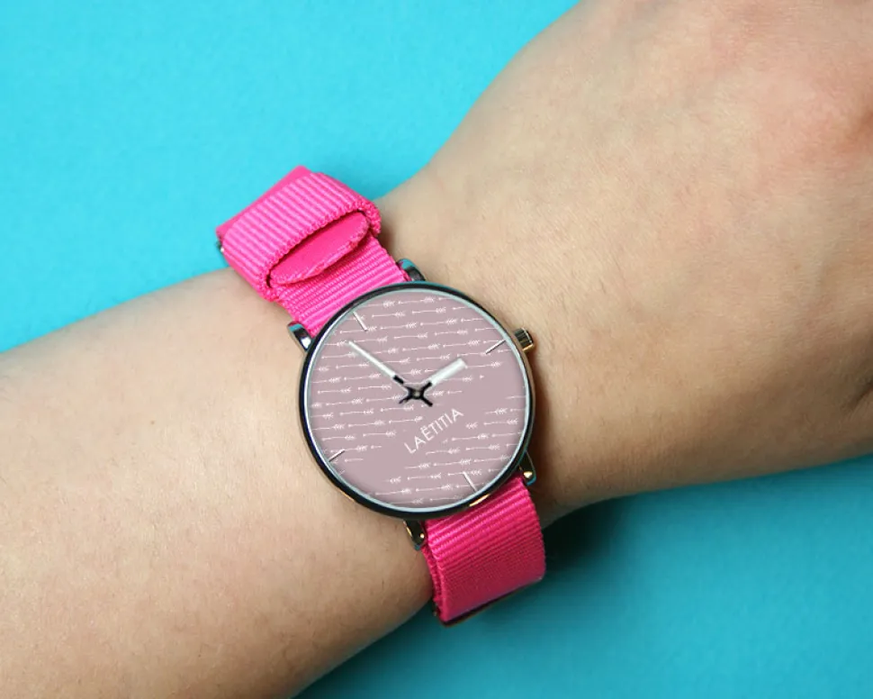Montre duo Rose Message