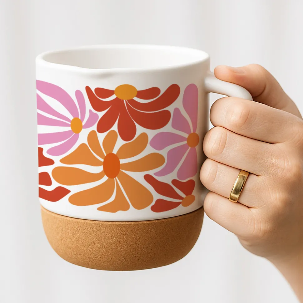 Mug en liège personnalisé - Botanique