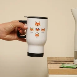 Mug isotherme personnalisé - Maman Renard et sa meute
