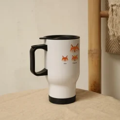 Mug isotherme personnalisé - Maman Renard et sa meute