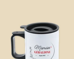 Mug isotherme personnalisé - Maman Depuis