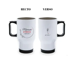 Mug isotherme personnalisé - Maman Depuis