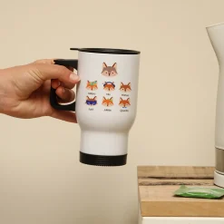 Mug isotherme personnalisé - Mamie Renard et sa meute