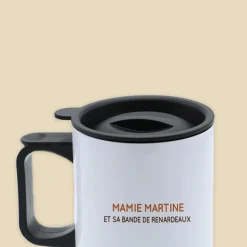 Mug isotherme personnalisé - Mamie Renard et sa meute