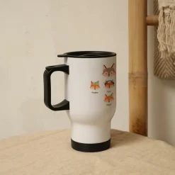 Mug isotherme personnalisé - Mamie Renard et sa meute