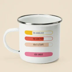 Mug émaillé personnalisé - 100% unique
