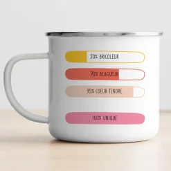 Mug émaillé personnalisé - 100% unique
