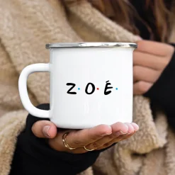 Mug émaillé personnalisé - Bande de potes