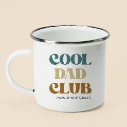 Mug émaillé personnalisé - Cool Dads Club