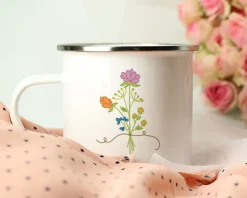 Mug émaillé personnalisé - Remerciements