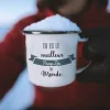 Mug émaillé personnalisé homme - Meilleur du monde