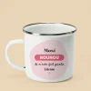 Mug émaillé personnalisé photo - Nounou