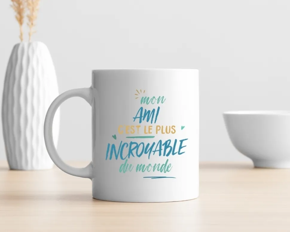 Mug personnalisé : Ami le plus...