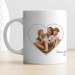 Mug personnalisé - Coeur Photo
