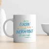 Mug personnalisé : Cousin le plus...